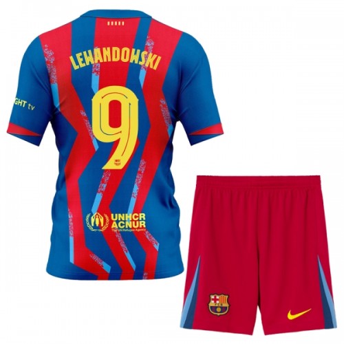 Dječji - Dres + Kratke Hlače FC Barcelona Lewandowski 9 Četvrta 25/26 Dječji - Dres + Kratke Hlače FC Barcelona Lewandowski 9 Četvrta 25/26