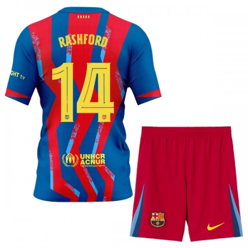Dječji - Dres + Kratke Hlače FC Barcelona Rashford 14 Četvrta 25/26 Dječji - Dres + Kratke Hlače FC Barcelona Rashford 14 Četvrta 25/26