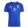 Dječji - Dres + Kratke Hlače Italija Barella 18 Domaći SP 2026