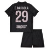 Dječji - Dres + Kratke Hlače Paris Saint-Germain B. Barcola 29 Četvrta Jordan 25/26 Dječji - Dres + Kratke Hlače Paris Saint-Germain B. Barcola 29 Četvrta Jordan 25/26
