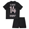 Dječji - Dres + Kratke Hlače Paris Saint-Germain D. Doue 14 Četvrta Jordan 25/26 Dječji - Dres + Kratke Hlače Paris Saint-Germain D. Doue 14 Četvrta Jordan 25/26