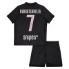 Dječji - Dres + Kratke Hlače Paris Saint-Germain Kvaratskhelia 7 Četvrta Jordan 25/26 Dječji - Dres + Kratke Hlače Paris Saint-Germain Kvaratskhelia 7 Četvrta Jordan 25/26