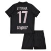 Dječji - Dres + Kratke Hlače Paris Saint-Germain Vitinha 17 Četvrta Jordan 25/26 Dječji - Dres + Kratke Hlače Paris Saint-Germain Vitinha 17 Četvrta Jordan 25/26