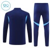 Dječji - Komplet trenirke za treniranje Real Madrid Četvrt-Zip 25/26 Navy