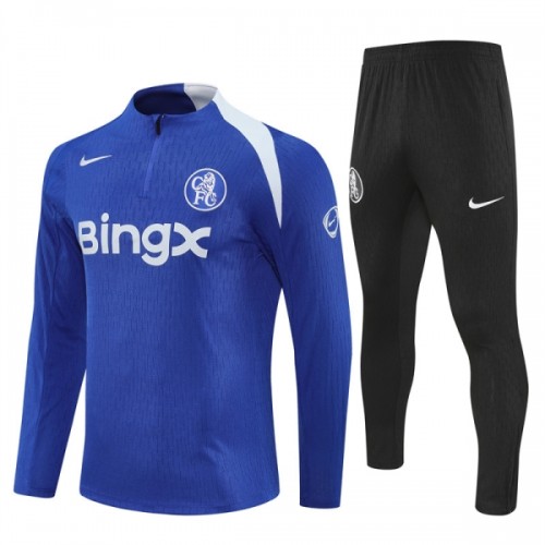 Komplet trenirke za treniranje Chelsea Četvrt-Zip 25/26 Plava Komplet trenirke za treniranje Chelsea Četvrt-Zip 25/26 Plava