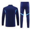 Komplet trenirke za treniranje Real Madrid Četvrt-Zip 25/26 Navy