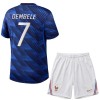 Dječji - Dres + Kratke Hlače Francuska O. Dembele 7 Domaći SP 2026
