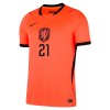 Nogometni Dres Nizozemska Frenkie de Jong 21 Domaći SP 2026