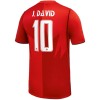 Nogometni Dres Kanada J. David 10 Domaći SP 2026