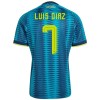 Nogometni Dres Kolumbija Luis Diaz 7 Gostujući SP 2026