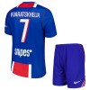 Dječji - Dres + Kratke Hlače Paris Saint-Germain Kvaratskhelia 7 Domaći 26/27