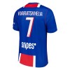 Dječji - Dres + Kratke Hlače Paris Saint-Germain Kvaratskhelia 7 Domaći 26/27