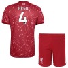 Dječji - Dres + Kratke Hlače Liverpool Virgil 4 Domaći 26/27