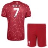 Dječji - Dres + Kratke Hlače Liverpool Wirtz 7 Domaći 26/27