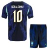Dječji - Dres + Kratke Hlače Brazil Ronaldinho 10 Gostujući SP 2026 Dječji - Dres + Kratke Hlače Brazil Ronaldinho 10 Gostujući SP 2026