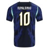 Dječji - Dres + Kratke Hlače Brazil Ronaldinho 10 Gostujući SP 2026