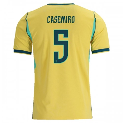 Nogometni Dres Brazil Casemiro 5 Domaći SP 2026 Nogometni Dres Brazil Casemiro 5 Domaći SP 2026