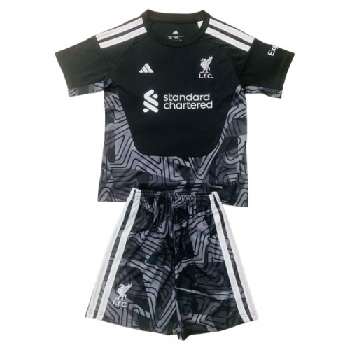 Dječji - Dres + Kratke Hlače Liverpool Golmanski 26/27 Crna Dječji - Dres + Kratke Hlače Liverpool Golmanski 26/27 Crna