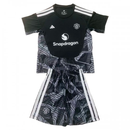 Dječji - Dres + Kratke Hlače Manchester United Golmanski 26/27 Crna Dječji - Dres + Kratke Hlače Manchester United Golmanski 26/27 Crna