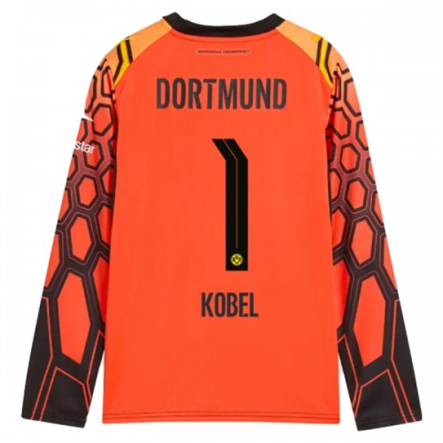 Nogometni Dres Borussia Dortmund Kobel 1 Domaći Golmanski 26/27 Naranča Dugi rukav Nogometni Dres Borussia Dortmund Kobel 1 Domaći Golmanski 26/27 Naranča Dugi rukav