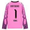 Nogometni Dres Borussia Dortmund Kobel 1 Gostujući Golmanski 26/27 Ružičasta Dugi rukav Nogometni Dres Borussia Dortmund Kobel 1 Gostujući Golmanski 26/27 Ružičasta Dugi rukav