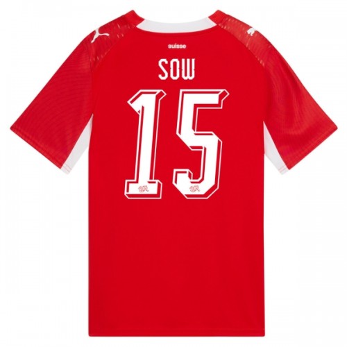 Nogometni Dres Švicarska Djibril Sow 15 Domaći SP 2026 Nogometni Dres Švicarska Djibril Sow 15 Domaći SP 2026