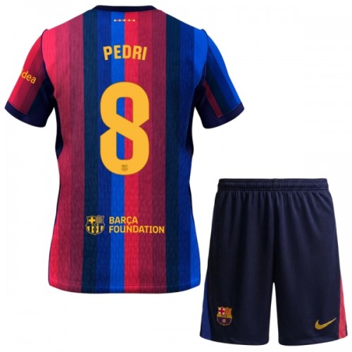 Dječji - Dres + Kratke Hlače FC Barcelona Pedri 8 Domaći 26/27 Dječji - Dres + Kratke Hlače FC Barcelona Pedri 8 Domaći 26/27