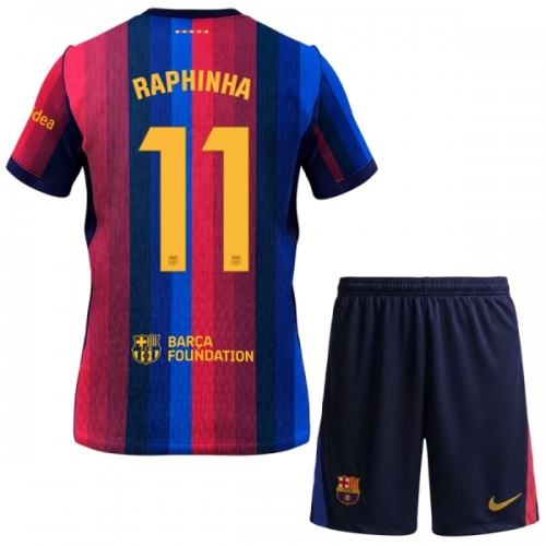 Dječji - Dres + Kratke Hlače FC Barcelona Raphinha 11 Domaći 26/27 Dječji - Dres + Kratke Hlače FC Barcelona Raphinha 11 Domaći 26/27