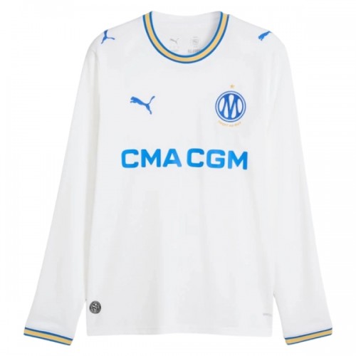 Nogometni Dres Olympique de Marseille Domaći 26/27 Dugi rukav Nogometni Dres Olympique de Marseille Domaći 26/27 Dugi rukav