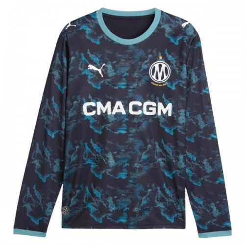 Nogometni Dres Olympique de Marseille Gostujući 26/27 Dugi rukav Nogometni Dres Olympique de Marseille Gostujući 26/27 Dugi rukav