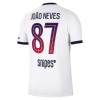 Nogometni Dres Paris Saint-Germain Joao Neves 87 Gostujući 26/27