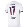 Nogometni Dres Paris Saint-Germain Vitinha 17 Gostujući 26/27