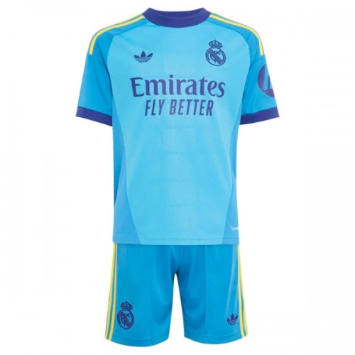 Dječji - Dres + Kratke Hlače Real Madrid Gostujući Golmanski 26/27 Dječji - Dres + Kratke Hlače Real Madrid Gostujući Golmanski 26/27