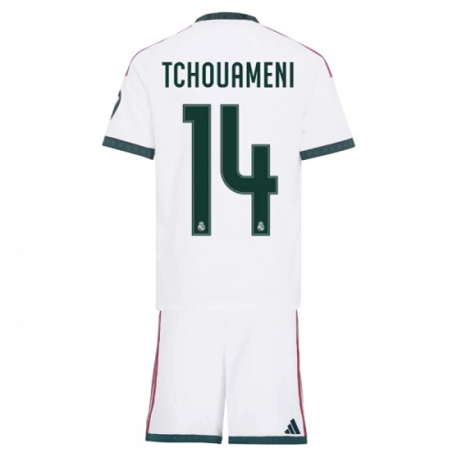 Dječji - Dres + Kratke Hlače Real Madrid Tchouameni 14 Domaći 26/27 Dječji - Dres + Kratke Hlače Real Madrid Tchouameni 14 Domaći 26/27