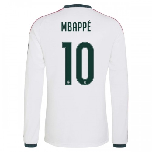 Nogometni Dres Real Madrid Mbappé 10 Domaći 26/27 Dugi rukav Nogometni Dres Real Madrid Mbappé 10 Domaći 26/27 Dugi rukav