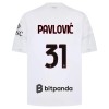 Nogometni Dres AC Milan Pavlovic 31 Gostujući 26/27 Nogometni Dres AC Milan Pavlovic 31 Gostujući 26/27