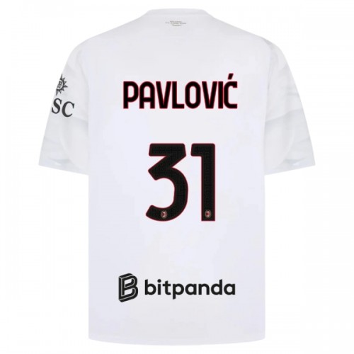 Nogometni Dres AC Milan Pavlovic 31 Gostujući 26/27 Nogometni Dres AC Milan Pavlovic 31 Gostujući 26/27