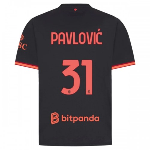 Nogometni Dres AC Milan Pavlovic 31 Treći 26/27 Nogometni Dres AC Milan Pavlovic 31 Treći 26/27