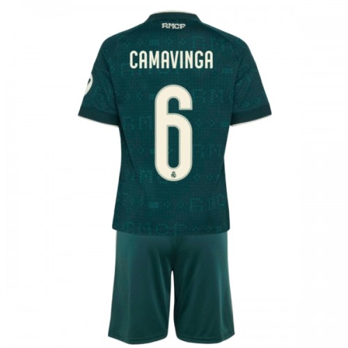 Dječji - Dres + Kratke Hlače Real Madrid Camavinga 6 Gostujući 26/27 Dječji - Dres + Kratke Hlače Real Madrid Camavinga 6 Gostujući 26/27