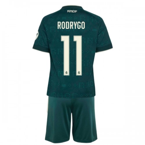 Dječji - Dres + Kratke Hlače Real Madrid Rodrygo 11 Gostujući 26/27 Dječji - Dres + Kratke Hlače Real Madrid Rodrygo 11 Gostujući 26/27