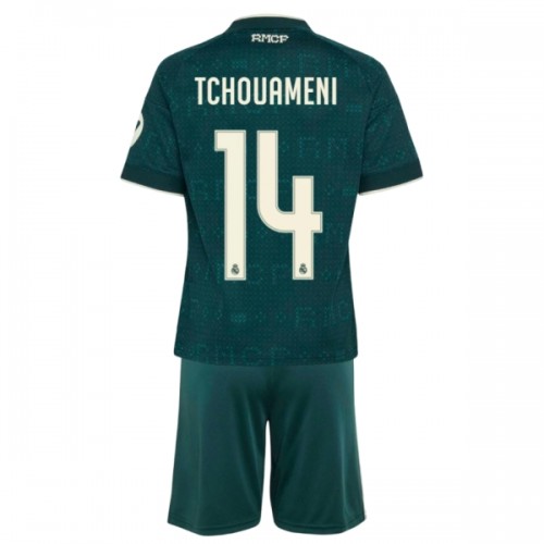 Dječji - Dres + Kratke Hlače Real Madrid Tchouameni 14 Gostujući 26/27 Dječji - Dres + Kratke Hlače Real Madrid Tchouameni 14 Gostujući 26/27