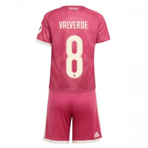 Dječji - Dres + Kratke Hlače Real Madrid Valverde 8 Treći 26/27 Dječji - Dres + Kratke Hlače Real Madrid Valverde 8 Treći 26/27
