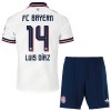 Dječji - Dres + Kratke Hlače FC Bayern München Luis Diaz 14 Gostujući 26/27 Dječji - Dres + Kratke Hlače FC Bayern München Luis Diaz 14 Gostujući 26/27