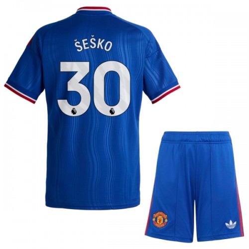 Dječji - Dres + Kratke Hlače Manchester United Sesko 30 Gostujući 26/27 Dječji - Dres + Kratke Hlače Manchester United Sesko 30 Gostujući 26/27