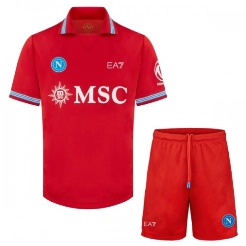 Dječji - Dres + Kratke Hlače SSC Napoli Treći 26/27 Dječji - Dres + Kratke Hlače SSC Napoli Treći 26/27