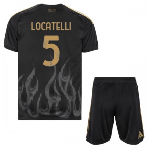 Dječji - Dres + Kratke Hlače Juventus Locatelli 5 Treći 26/27 Dječji - Dres + Kratke Hlače Juventus Locatelli 5 Treći 26/27