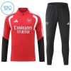 Dječji - Komplet trenirke za treniranje Arsenal Četvrt-Zip 26/27 Crvena