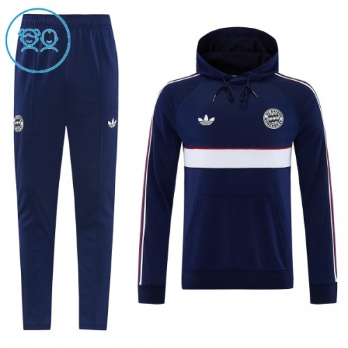 Dječji - Komplet trenirke za treniranje Bayern München Hoodie 26/27 Navy Dječji - Komplet trenirke za treniranje Bayern München Hoodie 26/27 Navy