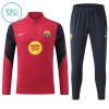 Dječji - Komplet trenirke za treniranje FC Barcelona Četvrt-Zip 26/27 Crvena Dječji - Komplet trenirke za treniranje FC Barcelona Četvrt-Zip 26/27 Crvena