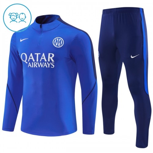 Dječji - Komplet trenirke za treniranje Inter Milan Četvrt-Zip 26/27 Plava Dječji - Komplet trenirke za treniranje Inter Milan Četvrt-Zip 26/27 Plava